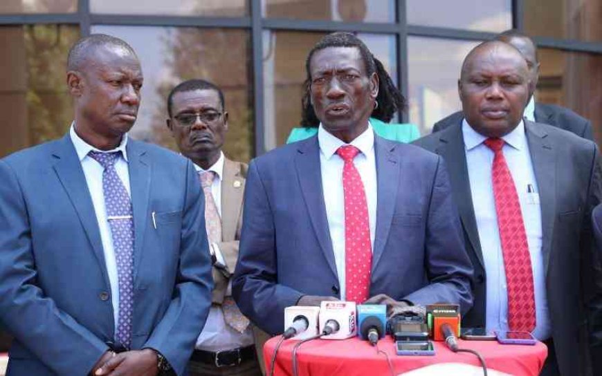 KNUT & KUPPET Sec Gens Clash on their of stand of teachers strike!